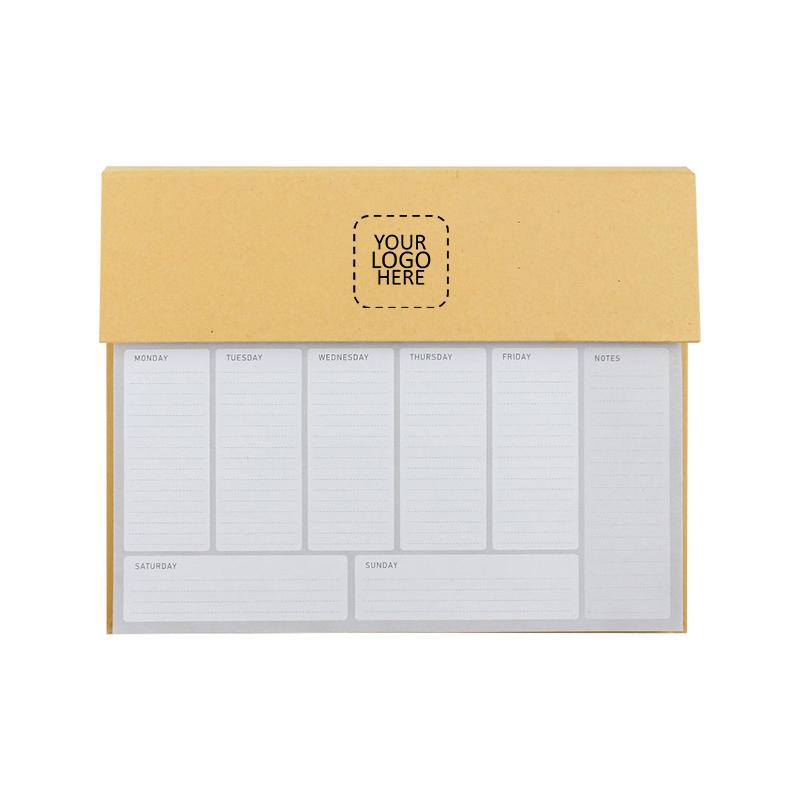 Work Planner with Clips Pen and Post-it